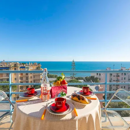 Sofy Ap Sea View & Private Parking - Happy سانريمو